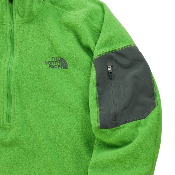 Pull polaires homme manches longues vert The North Face Col Montant