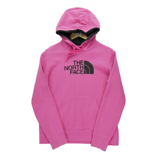 Sweat a capuche femme manches longues rose The North Face Motif imprime Col Rond