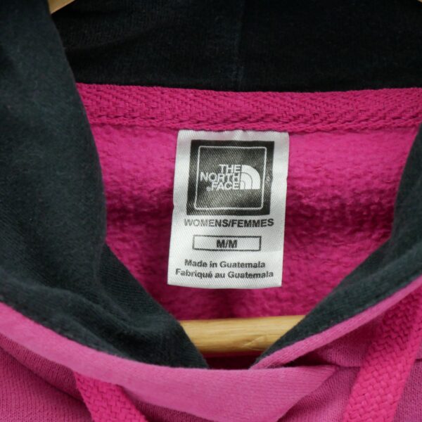 Sweat a capuche femme manches longues rose The North Face Motif imprime Col Rond