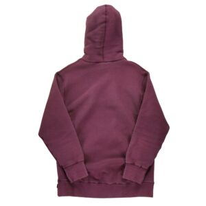 Sweat a capuche homme manches longues bordeaux Supreme Col Rond