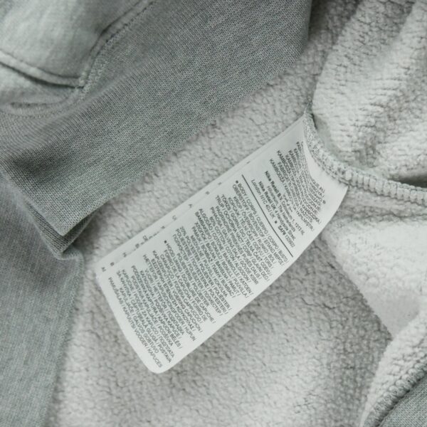 Sweat a capuche homme manches longues gris Nike Col Rond