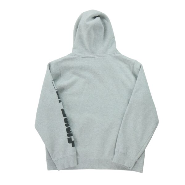 Sweat a capuche homme manches longues gris Stussy Motif chine Col V