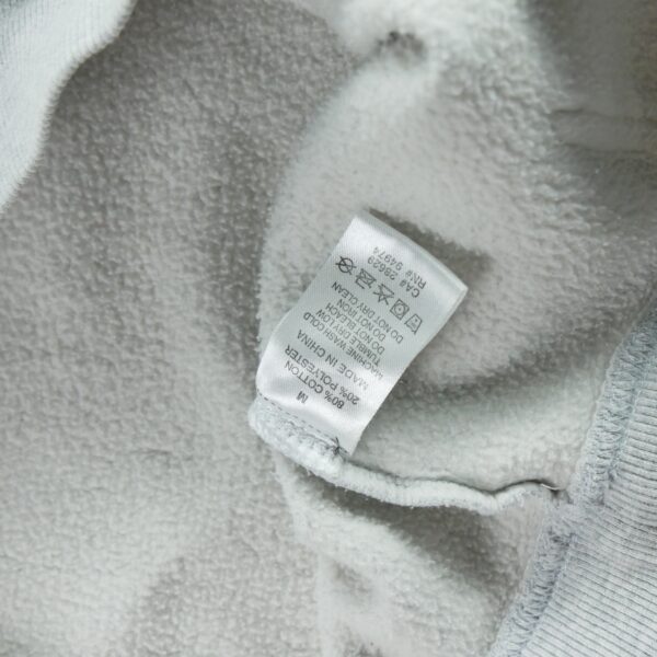 Sweat a capuche homme manches longues gris Stussy Motif chine Col V