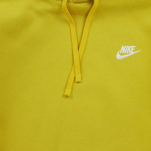 Sweat a capuche homme manches longues jaune Nike Col Rond
