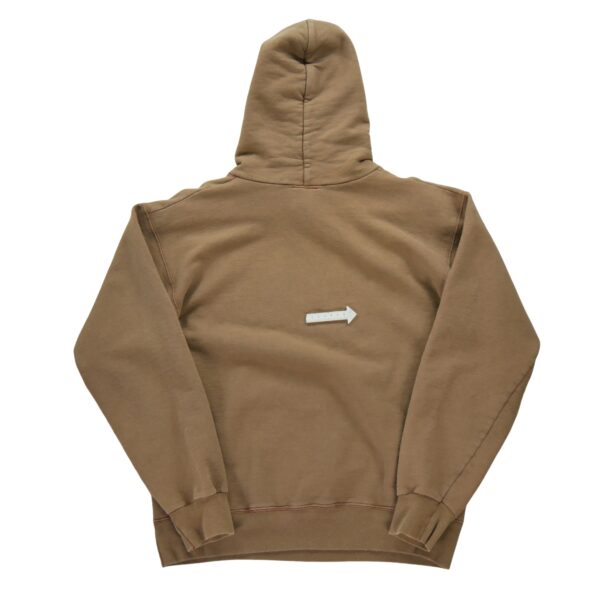 Sweat a capuche homme manches longues marron Thrasher Motif imprime Col Rond