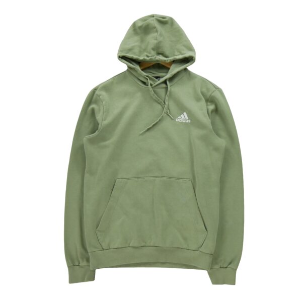 Sweat a capuche homme manches longues vert Adidas Col Rond
