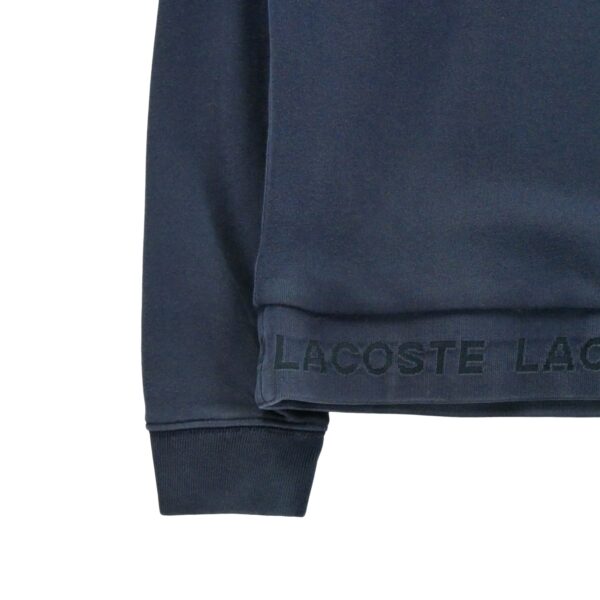 Sweat femme manches longues marine Lacoste Col Rond