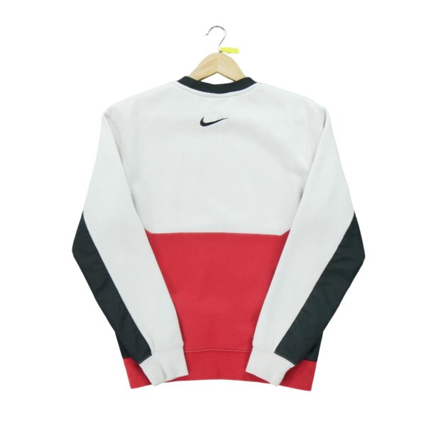 Sweat homme manches longues blanc Nike Col Rond
