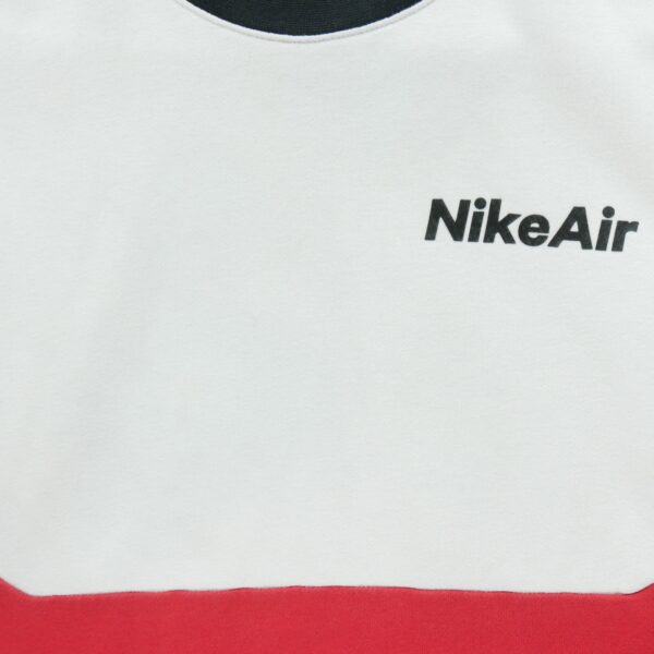 Sweat homme manches longues blanc Nike Col Rond