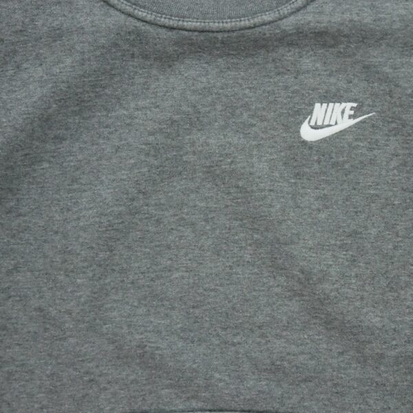 Sweat homme manches longues gris Nike Motif chine Col Rond