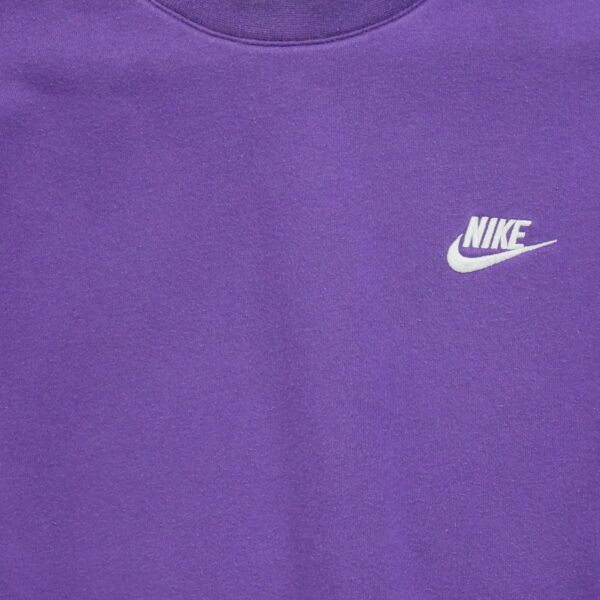 Sweat homme manches longues violet Nike Col Rond