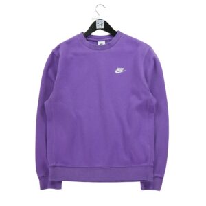 Sweat homme manches longues violet Nike Col Rond