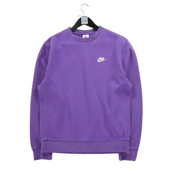 Sweat homme manches longues violet Nike Col Rond