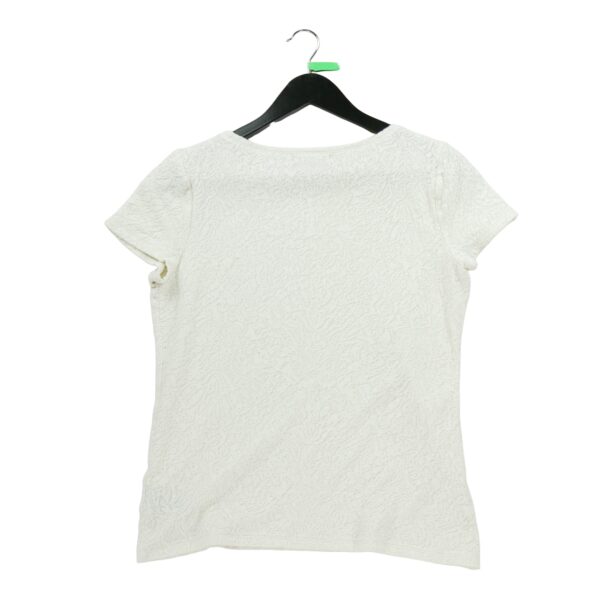 T shirt manches courtes femme blanc Polo Ralph Lauren Motif a motifs Col Rond