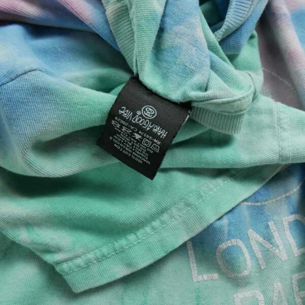 T shirt manches courtes homme vert Stussy Motif imprime Col Rond