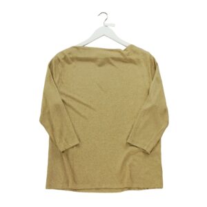 T shirt manches longues femme dore Polo Ralph Lauren Col Rond