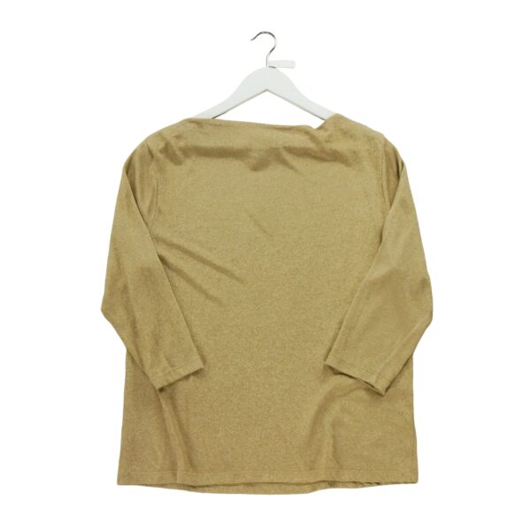 T shirt manches longues femme dore Polo Ralph Lauren Col Rond