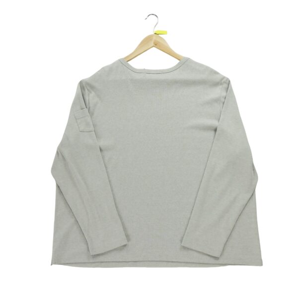T shirt manches longues femme gris Polo Ralph Lauren Col Rond