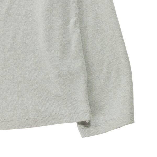 T shirt manches longues femme gris Polo Ralph Lauren Col Rond