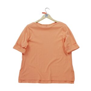 T shirt manches longues femme orange Polo Ralph Lauren Col Rond