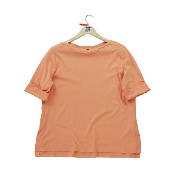 T shirt manches longues femme orange Polo Ralph Lauren Col Rond