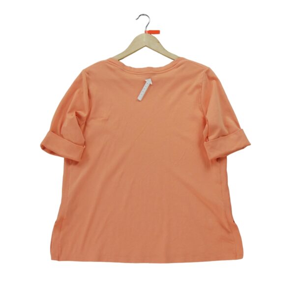 T shirt manches longues femme orange Polo Ralph Lauren Col Rond