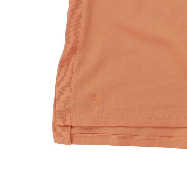 T shirt manches longues femme orange Polo Ralph Lauren Col Rond