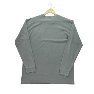 T shirt manches longues homme gris Stussy Col Rond