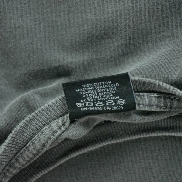 T shirt manches longues homme gris Stussy Col Rond