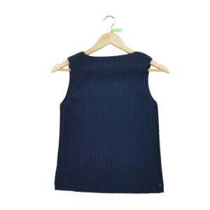 T shirt sans manches femme marine Polo Ralph Lauren Col Rond