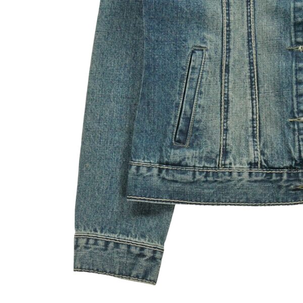 Veste en jean femme manches longues bleu Diesel Motif en jeans Col Harrington