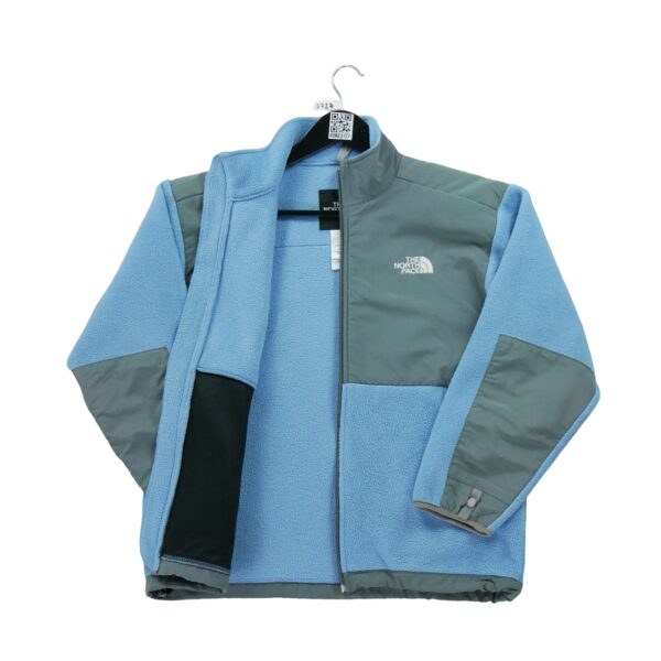 Veste polaires enfant manches longues bleu clair The North Face Col Montant