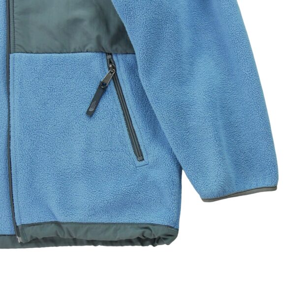 Veste polaires enfant manches longues bleu clair The North Face Col Montant