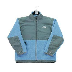Veste polaires enfant manches longues bleu clair The North Face Col Montant