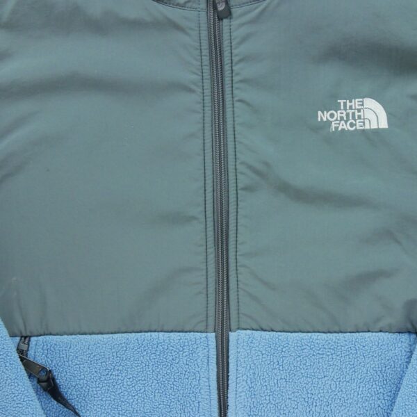 Veste polaires enfant manches longues bleu clair The North Face Col Montant