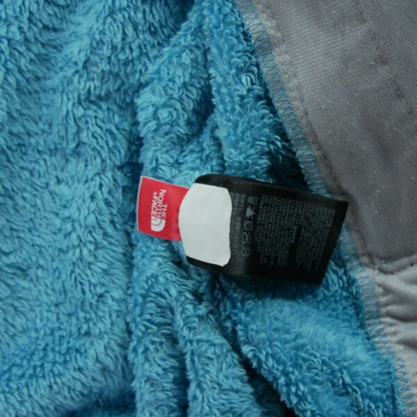 Veste polaires enfant manches longues turquoise The North Face Col Montant