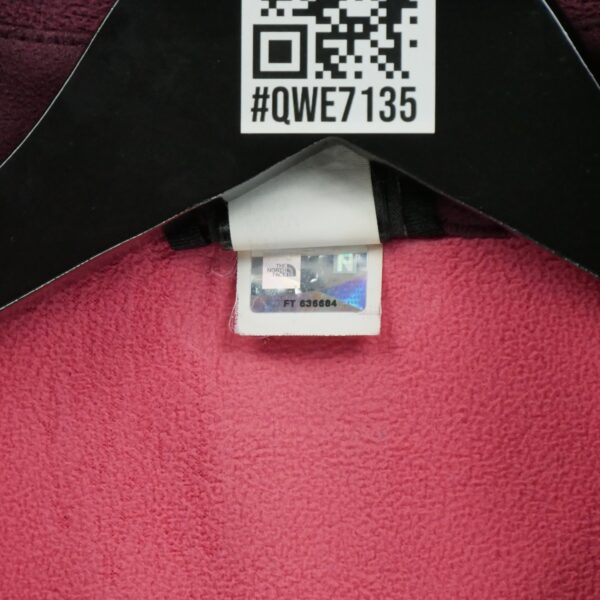 Veste polaires femme manches longues bordeaux The North Face Col Montant