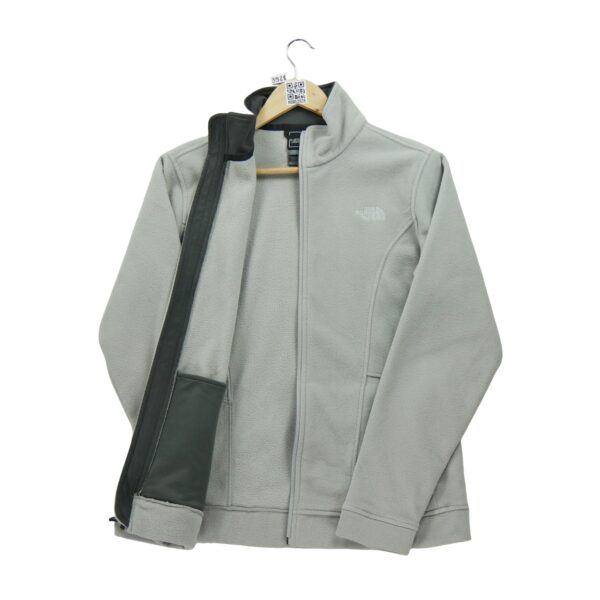 Veste polaires femme manches longues gris The North Face Col Montant