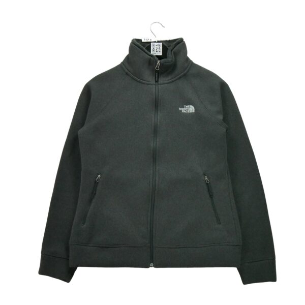 Veste polaires femme manches longues gris The North Face Motif chine Col Montant
