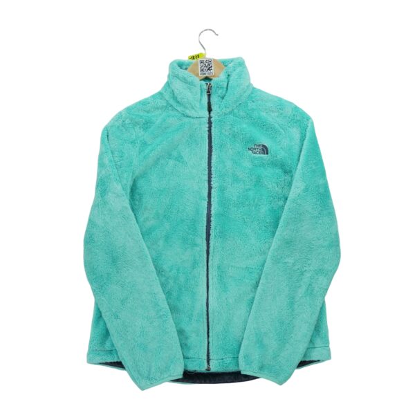 Veste polaires femme manches longues turquoise The North Face Col Montant