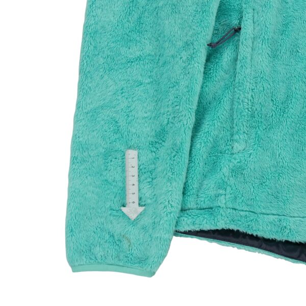 Veste polaires femme manches longues turquoise The North Face Col Montant