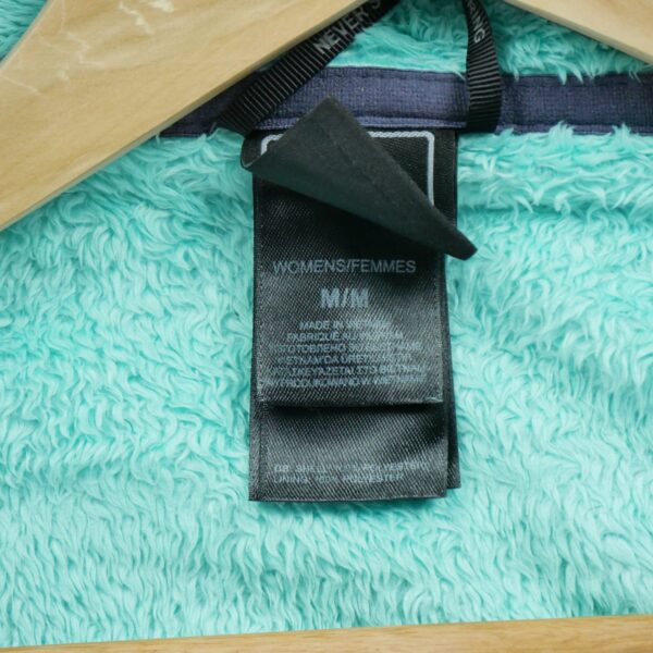Veste polaires femme manches longues turquoise The North Face Col Montant