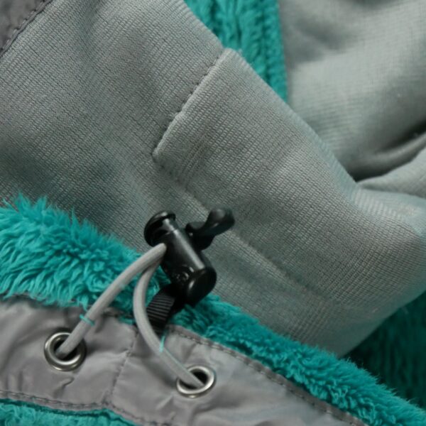 Veste polaires femme manches longues turquoise The North Face Col Montant