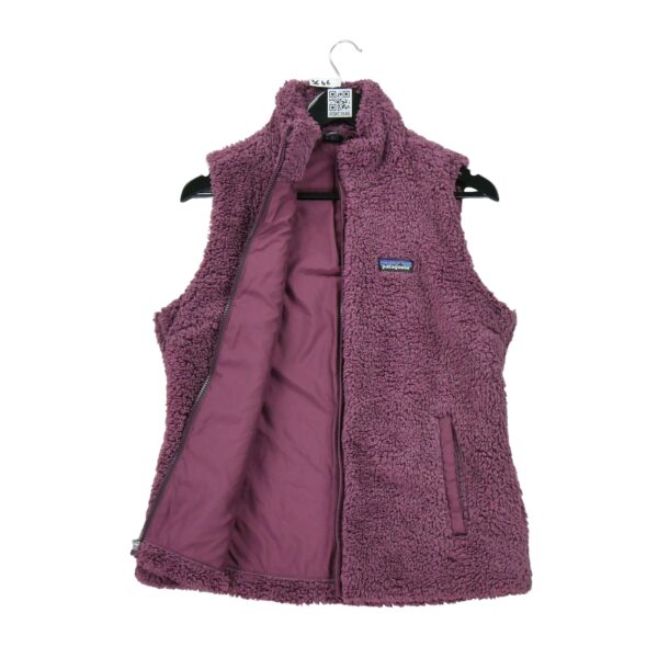 Veste polaires femme sans manches bordeaux Patagonia Col Montant