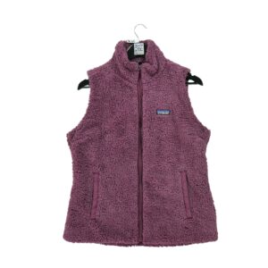 Veste polaires femme sans manches bordeaux Patagonia Col Montant