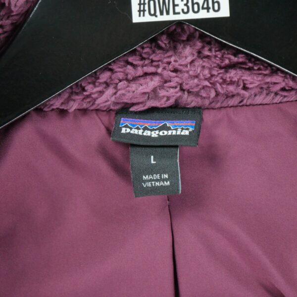 Veste polaires femme sans manches bordeaux Patagonia Col Montant