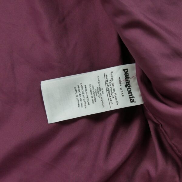 Veste polaires femme sans manches bordeaux Patagonia Col Montant