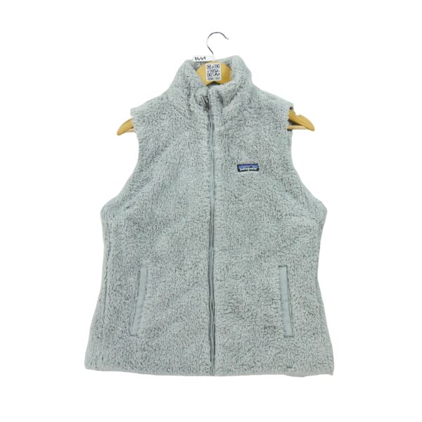 Veste polaires femme sans manches gris Patagonia Col Montant