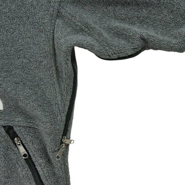 Veste polaires homme manches longues gris The North Face Col Montant