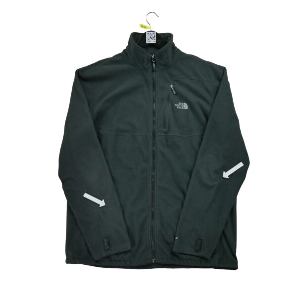 Veste polaires homme manches longues noir The North Face Col Montant